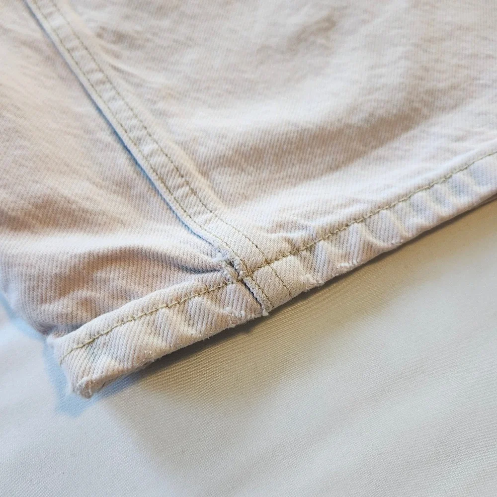 We The Free Lucky You Mid Rise Barrel Jeans Pink Blue Acid Wash Women's 29 Short - Picture 11 of 11